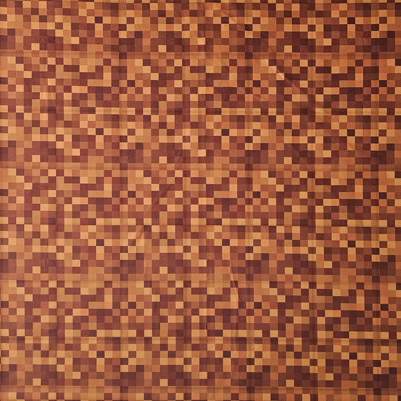 Printed Square Pixels on Poplin Fabric for Arts, Crafts, & Sewing