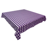 Poplin Tavern Gingham Checkered Polyester Tablecloth