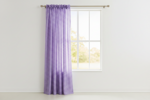 Cotton 1/8th Inch Small Gingham Checkered Curtain 58 Inch Wide - Purple