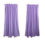Cotton 1/8th Inch Small Gingham Checkered Curtain 58 Inch Wide - Purple