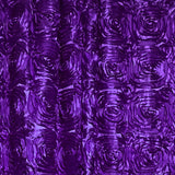 Rose Texture Satin Rosette Fabric for Arts, Crafts, & Sewing