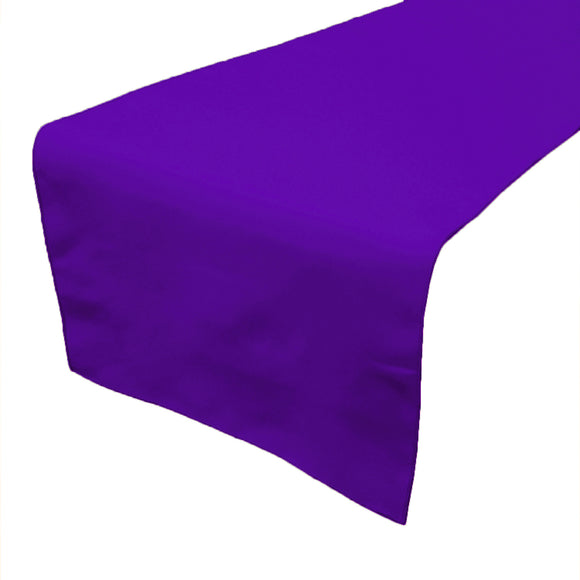 Poplin Table Runner Solid Purple