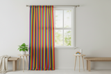 Cotton Curtain Stripe Print 58 Inch Wide / 1 Inch Stripe - Rainbow