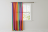 Cotton Curtain Stripe Print 58 Inch Wide / 1 Inch Stripe - Rainbow