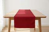 Poplin Table Runner Solid - Red