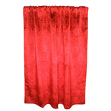 Velvet Embossed Victorian Damask Curtain Panel 54 Inch Wide