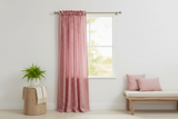 Cotton 1/8th Inch Small Gingham Checkered Curtain 58 Inch Wide - Red