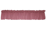 Solid Poplin Window Valance 58" Wide Rose Pink