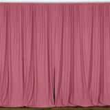 Solid Poplin Window Curtain or Photography Backdrop 58" Wide Rose Pink