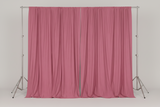 Solid Poplin Window Curtain or Photography Backdrop 58" Wide - Rose Pink