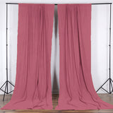 Solid Poplin Window Curtain or Photography Backdrop 58" Wide Rose Pink