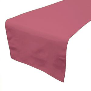 Poplin Table Runner Solid Rose Pink