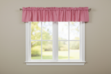 Solid Poplin Window Valance 58" Wide - Rose Pink