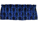 Floral Poplin Damask Window Valance 58" Wide