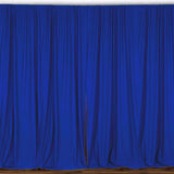 Solid Poplin Window Curtain or Photography Backdrop 58" Wide Royal Blue