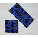 Poplin Damask Floral Napkins Dinner Table Decor 16" x 16" Hemmed (Pack of 6)