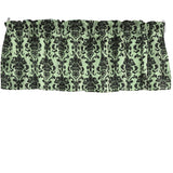 Floral Poplin Damask Window Valance 58" Wide