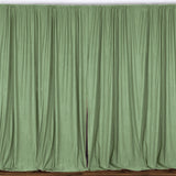 Solid Poplin Window Curtain or Photography Backdrop 58" Wide Sage