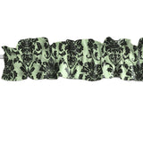 Floral Poplin Damask Curtain Sleeve Topper