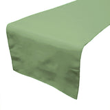 Poplin Table Runner Solid - Sage