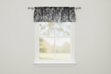 Velvet Embossed Damask Window Valance 54 Inch Wide