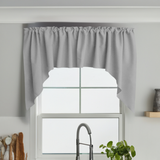 Poplin Solid Swag Window Valance 72" Wide / 36" Tall