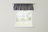 Cotton Window Valance Floral Print 56 Inch Wide Floral Small Roses Allover