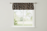 Cotton Window Valance Floral Print 56 Inch Wide Floral Small Roses Allover