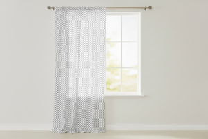 Cotton Curtain Polka Dots Print 58 Inch Wide / Small Dots - Black on White