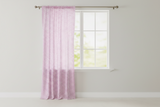 Cotton Curtain Polka Dots Print 58 Inch Wide / Small Dots - Fuchsia on White