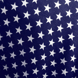 Poly-Cotton Stars Print Fabric for Arts, Crafts, & Sewing