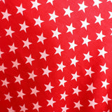 Poly-Cotton Stars Print Fabric for Arts, Crafts, & Sewing