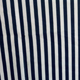 Poly-Cotton Half Inch Wide Stripes Print Fabric for Arts, Crafts, & Sewing