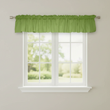 Solid Poplin Window Valance 58" Wide - Tea Green