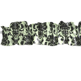 Floral Poplin Damask Curtain Sleeve Topper