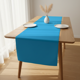 Poplin Table Runner Solid - Turquoise