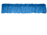 Crinkle Taffeta Window Valance 52" Wide - Turquoise