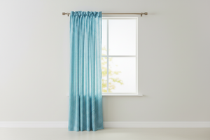 Cotton 1/8th Inch Small Gingham Checkered Curtain 58 Inch Wide - Turquoise