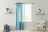Cotton 1/8th Inch Small Gingham Checkered Curtain 58 Inch Wide - Turquoise
