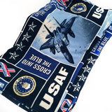 Fleece Blanket United States Air Force Print
