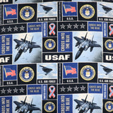 Fleece Blanket United States Air Force Print