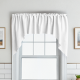 Poplin Solid Swag Window Valance 72" Wide / 36" Tall