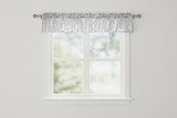 Crinkle Taffeta Window Valance 52" Wide - White