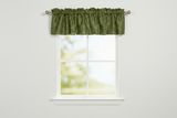 Pintuck Window Valance 52" Wide - Olive