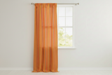 Cotton Curtain Stripe Print 58 Inch Wide / Multi Stripe - Yellow Red