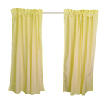 Cotton 1/8th Inch Small Gingham Checkered Curtain 58 Inch Wide - Yellow