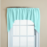 Poplin Solid Swag Window Valance 72" Wide / 36" Tall