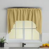 Poplin Solid Swag Window Valance 72" Wide / 36" Tall