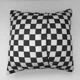 Cotton 1 Inch Checkerboard Print Decorative Throw Pillow/Sham Cushion Cover Black & White