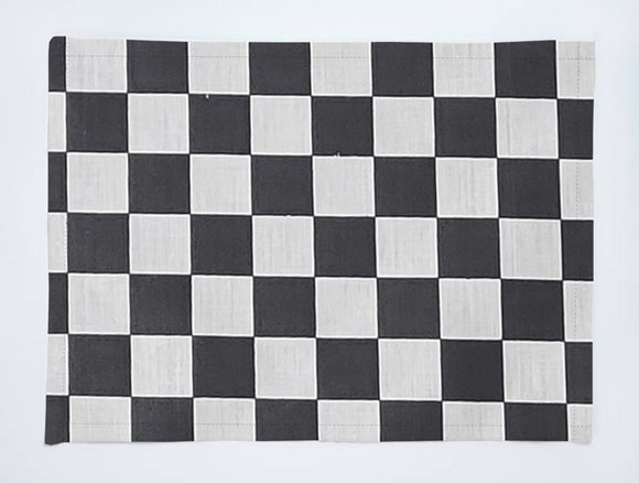 Racecar Checkerboard Print Cotton Dinner Table Placemats Holiday Home Decoration 13